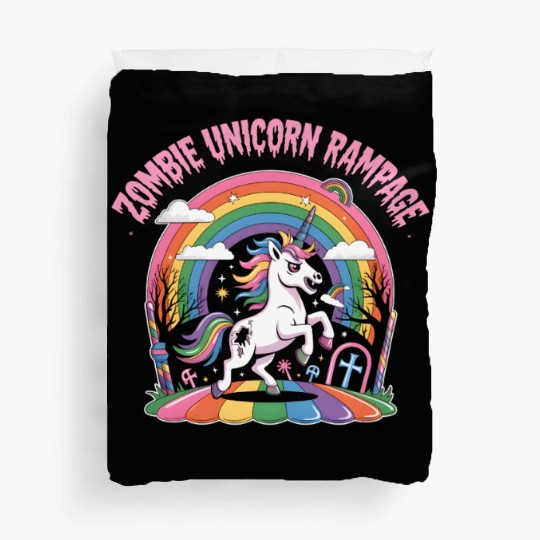 Magical Unicorn Rainbow Dream Scene Duvet Covers
