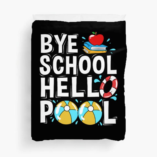 Pool Party Squad Summer Vacation Duvet Covers