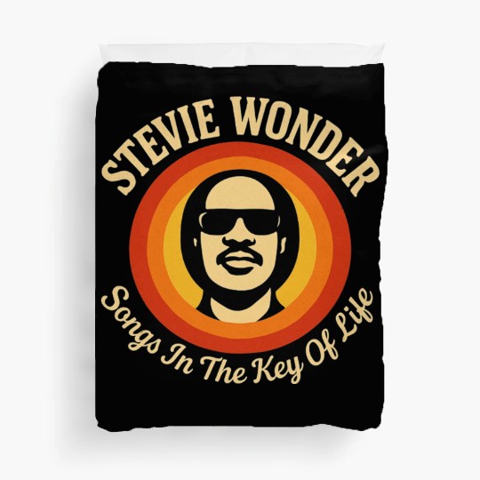Stevie Wonder Duvet Covers rtro vintage Songs in the