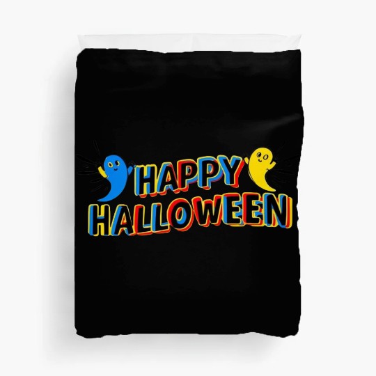 Colorful Happy Halloween Cartoon Design Duvet Covers