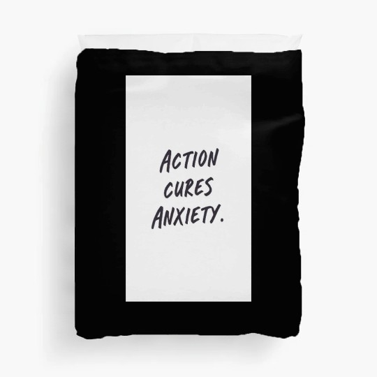 Empowering Action Anxiety Duvet Covers