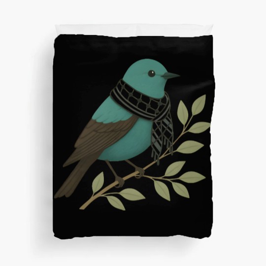 Palestine Sunbird with Keffiyeh and Olive Branch Duvet Covers
