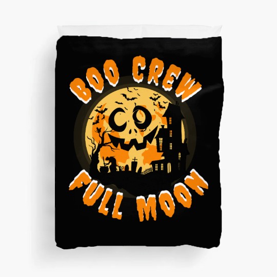Halloween Boo Crew Full Moon Duvet Covers