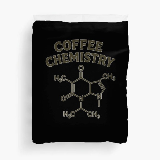 Coffee Chemistry Design Duvet Covers