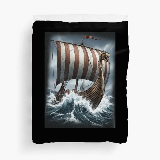 Viking Dragon Ship Adventure Design Duvet Covers