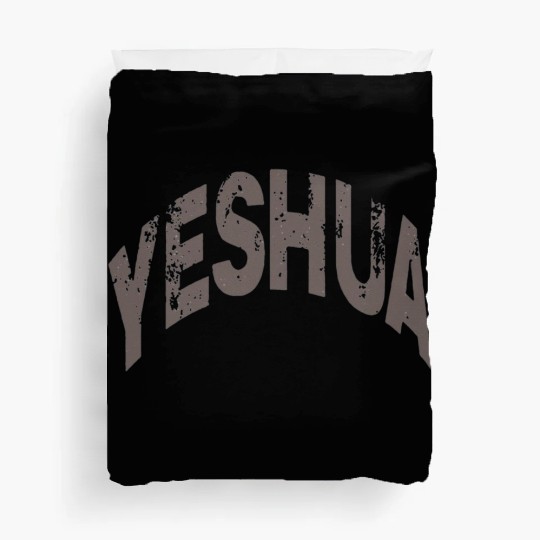 Yeshua Faith Typography Design Duvet Covers