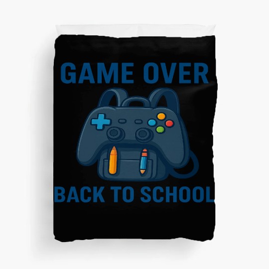 Game Over Retro Backpack Design Duvet Covers