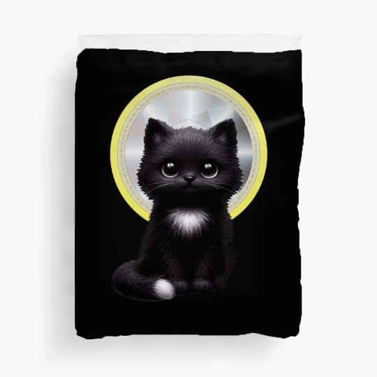 Mystic Midnight Cat  Duvet Covers
