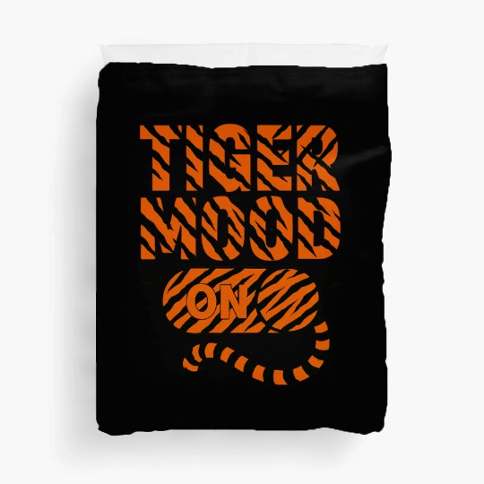 Wild Leopard Print Text Design Duvet Covers