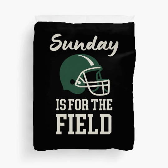 Sunday Football Field Design Duvet Covers