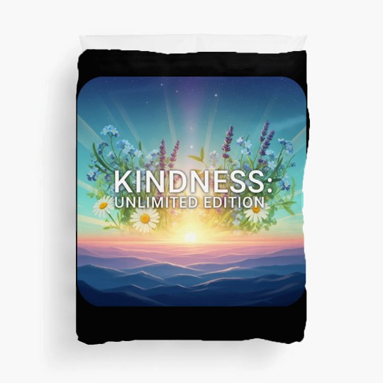 Sunrise Blooms of Kindness  Duvet Covers