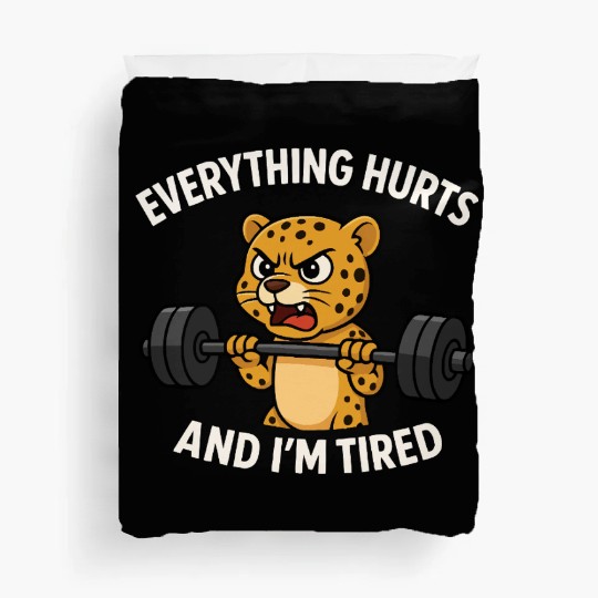 Leopard Weights Mood Duvet Covers