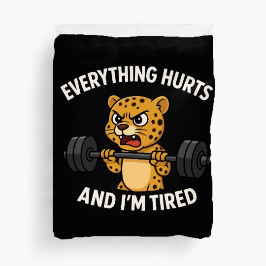 Leopard Weights Mood Duvet Covers