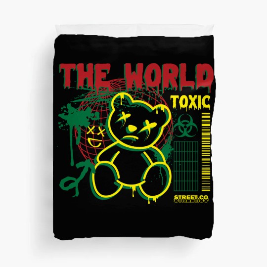 Toxic World Kawaii Bear Artwear Duvet Covers