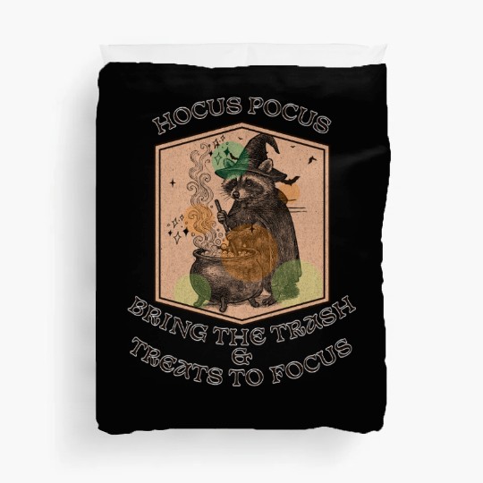 Raccoon Witch - Hocus Pocus  Duvet Covers
