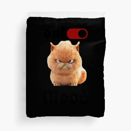Grumpy Cat Illustration Duvet Covers Design