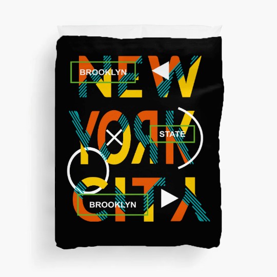 Urban Brooklyn State Love New york city Duvet Covers