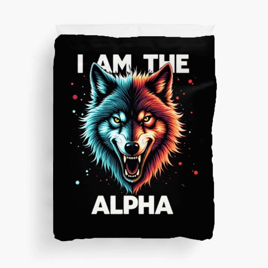 I Am The Alpha Wolf Duvet Covers