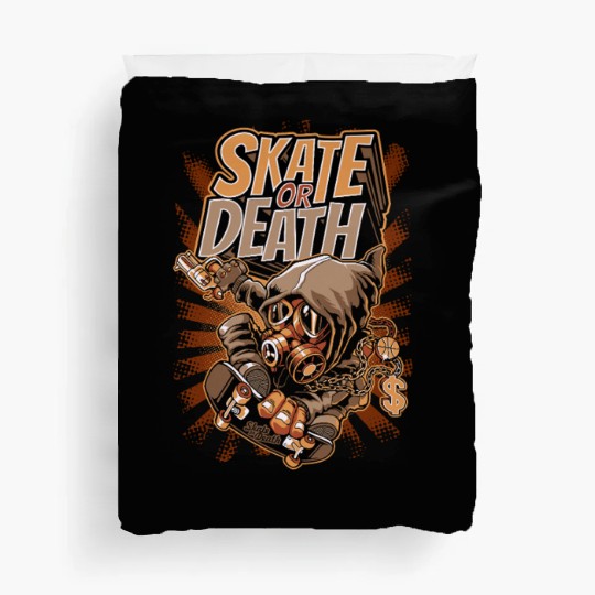 Skate or Death Urban Streetwear Design Duvet Covers