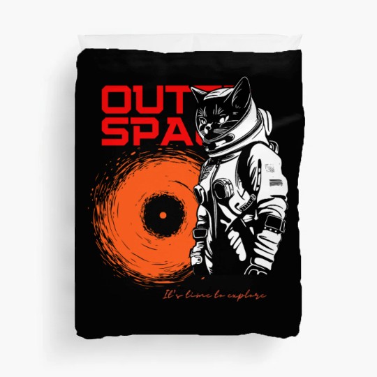Space Cat Astronaut Adventure Duvet Covers