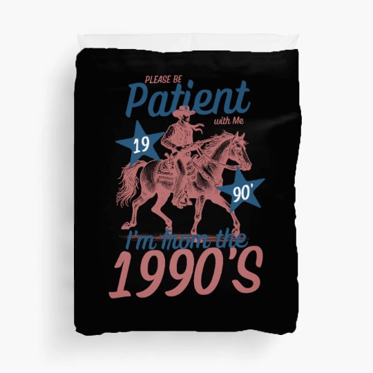 90s Nostalgic Cowgirl Design Duvet Covers