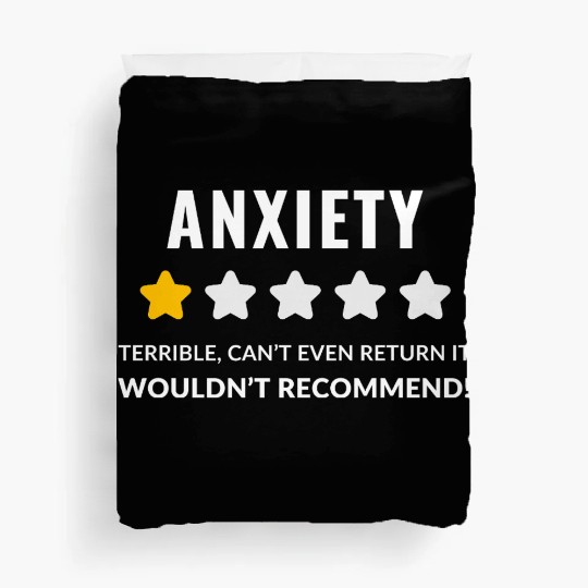 Abstract Anxiety and Emotions Illustration Duvet Covers
