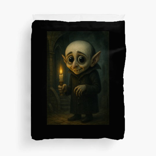 Gothic Vampire Tween Portrait Duvet Covers