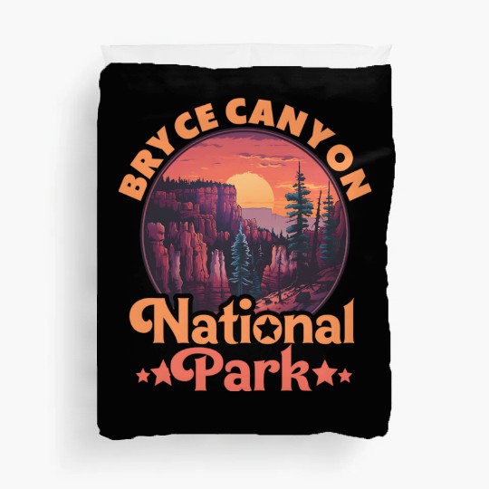 Sunset Over Canyon National Park Duvet Covers
