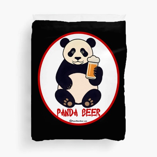 Panda Beer  Duvet Covers