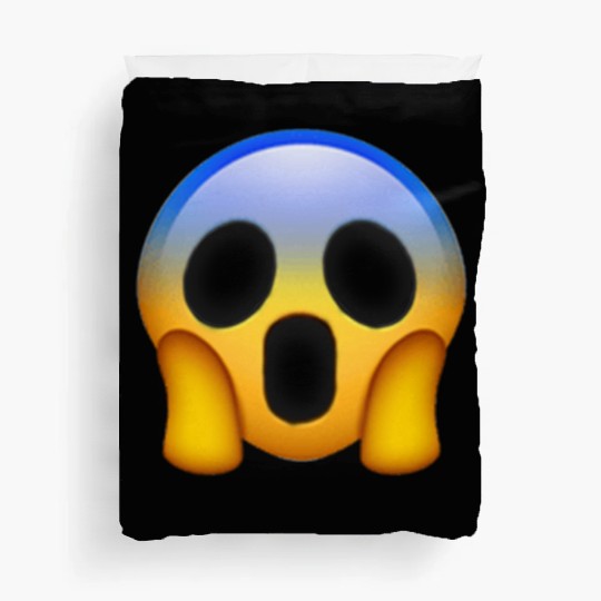 Expressive Scream Emmoticon Duvet Covers
