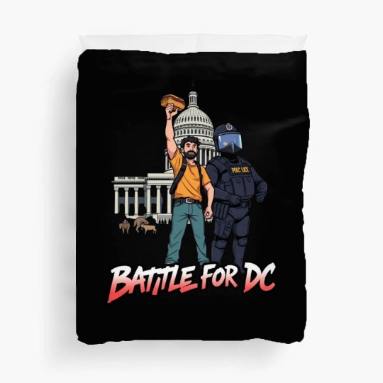 Free DC Sandwich Guy Banksy Style Street Art Duvet Covers