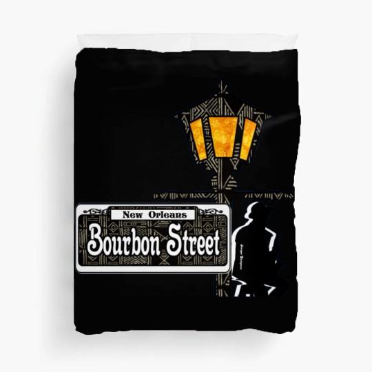 Bourbon Street Saxophonist  Duvet Covers