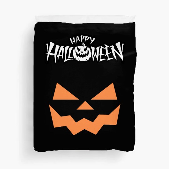 Spooky Jack-O-Lantern Halloween Design Duvet Covers
