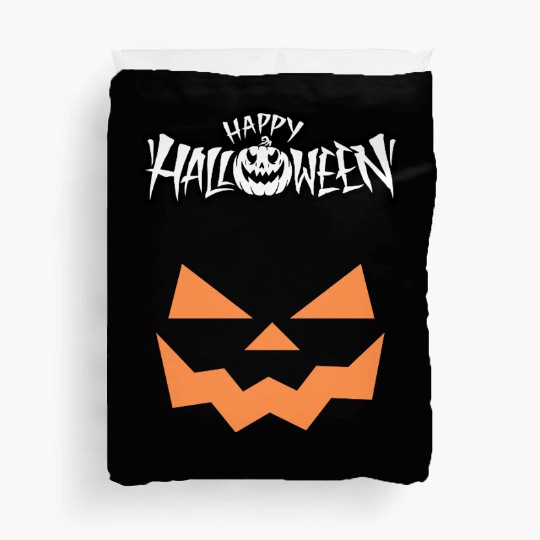Spooky Jack-O-Lantern Halloween Design Duvet Covers