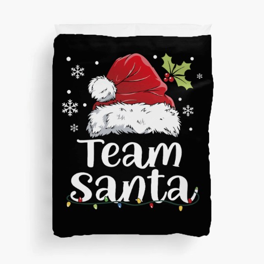 Team Santa Holiday Christmas Design Duvet Covers