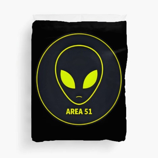 Area 51 Alien Logo Duvet Covers
