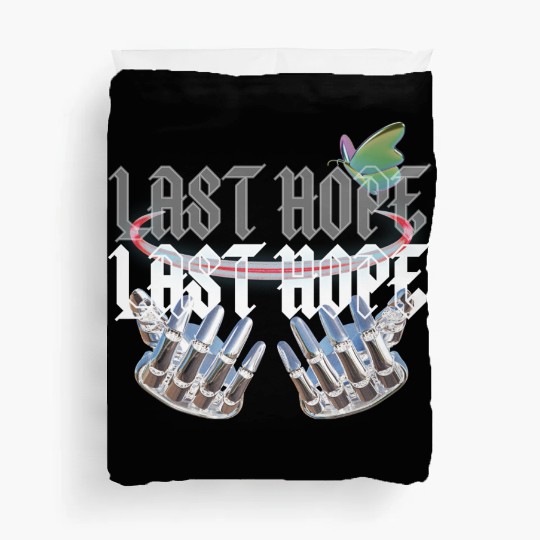 Last Hope Cyber Gothic Y2K Aesthetic Duvet Covers