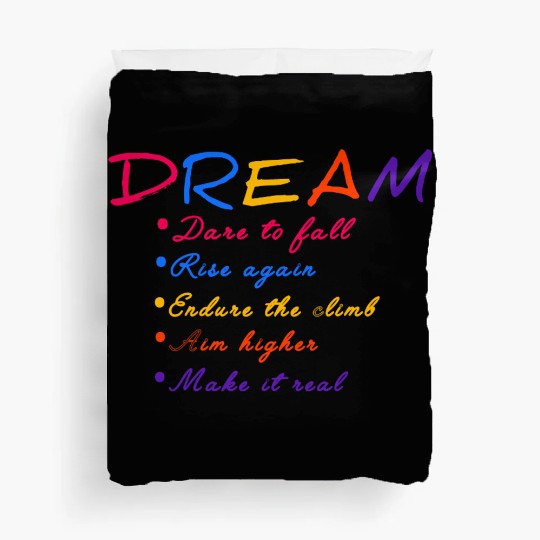Colorful Inspirational Dream Design Duvet Covers