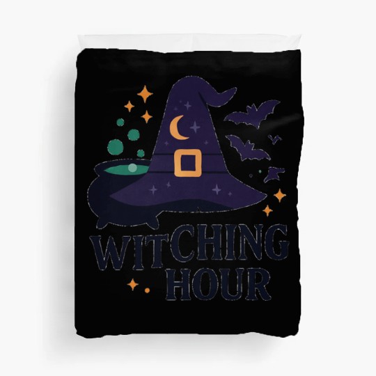 Witching Hour Night Scene Design Duvet Covers