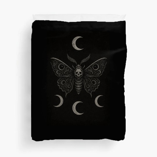 Dark Celestial Butterfly Tapestry Duvet Covers