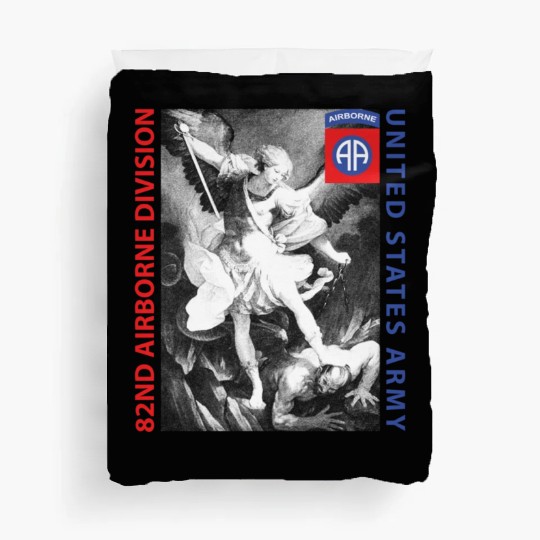 82nd Airborne - Saint Michael Duvet Covers