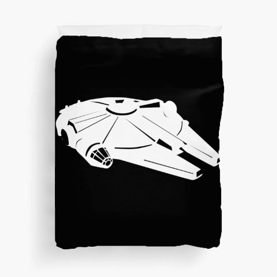 Millennium Falcon White Duvet Covers