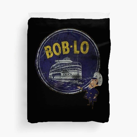 Vintage Retro Classic Cute Detroit Boblo Island Duvet Covers