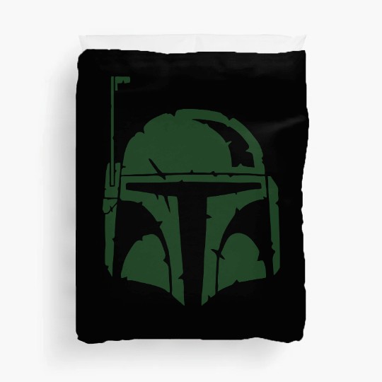 Boba Fett Helmet Worn Duvet Covers