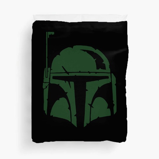 Boba Fett Helmet Worn Duvet Covers