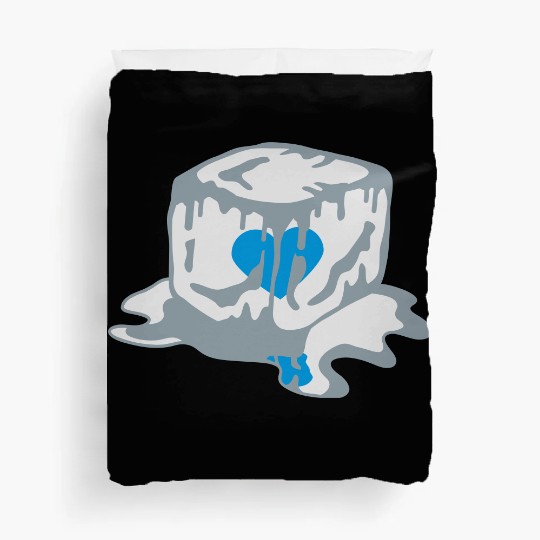 Ice Cube Heart Duvet Covers