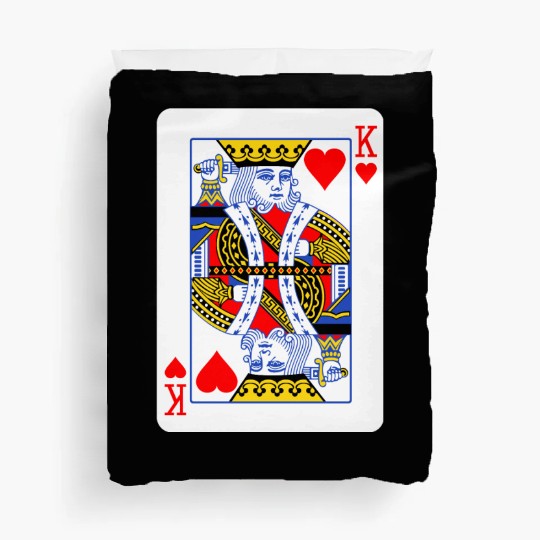 King Of Hearts Couple Duvet Covers