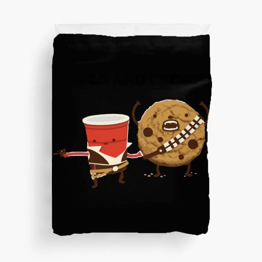 Funny star wars han solo and chewbacca Duvet Covers