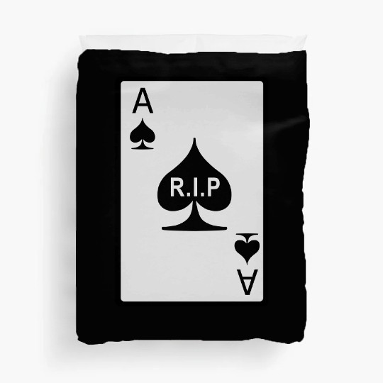 Rest in Peace Ace of Spades Duvet Covers