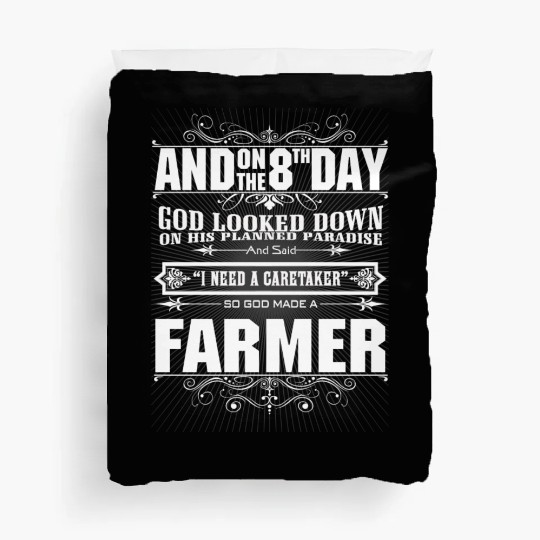 Farmer farmers piglet farmer stupid farmer farme Duvet Covers
